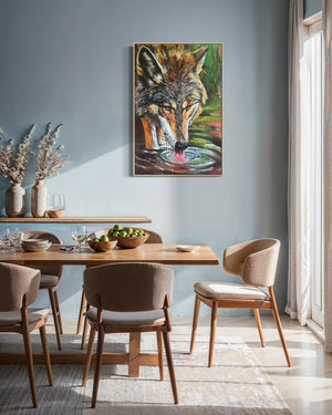 Boire de l'eau fraîche