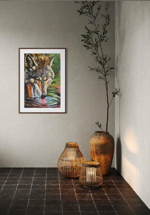 Boire de l'eau fraîche