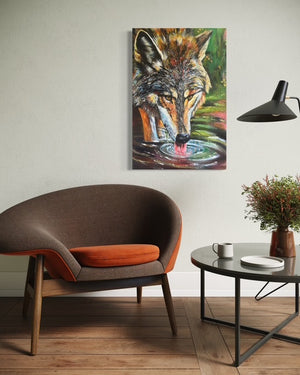 Boire de l'eau fraîche